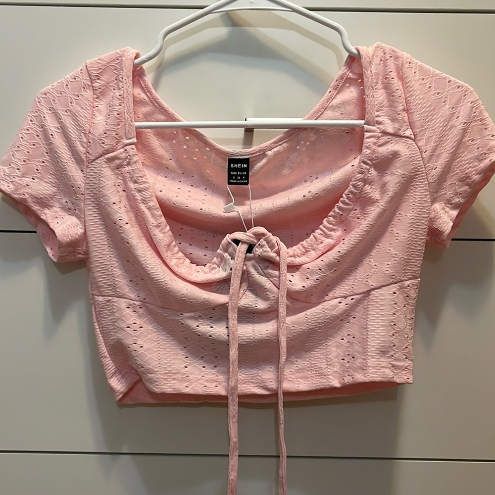 pink cutesy top